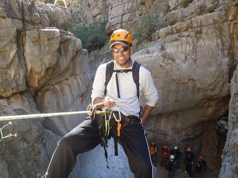 Canyon rappel