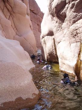 Swimming a slot in Salome