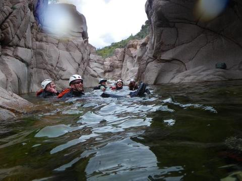 Wet Canyoneering Swim