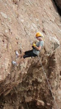 Rappelling at Papago 20