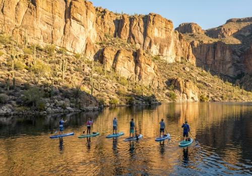 Guided Saguaro Lake Paddleboard Tour